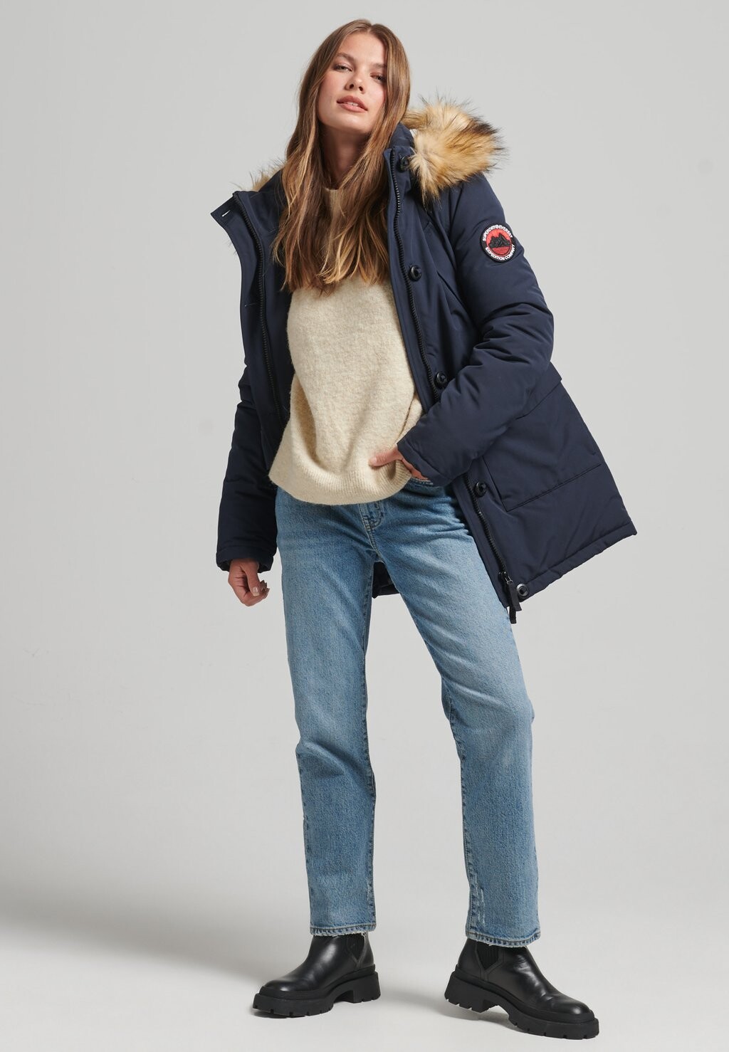 

Парка Superdry, Серый