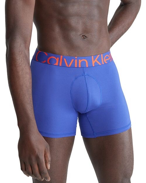 

Эластичные боксеры со средней посадкой и логотипом на поясе Future Shift Calvin Klein, цвет Blue