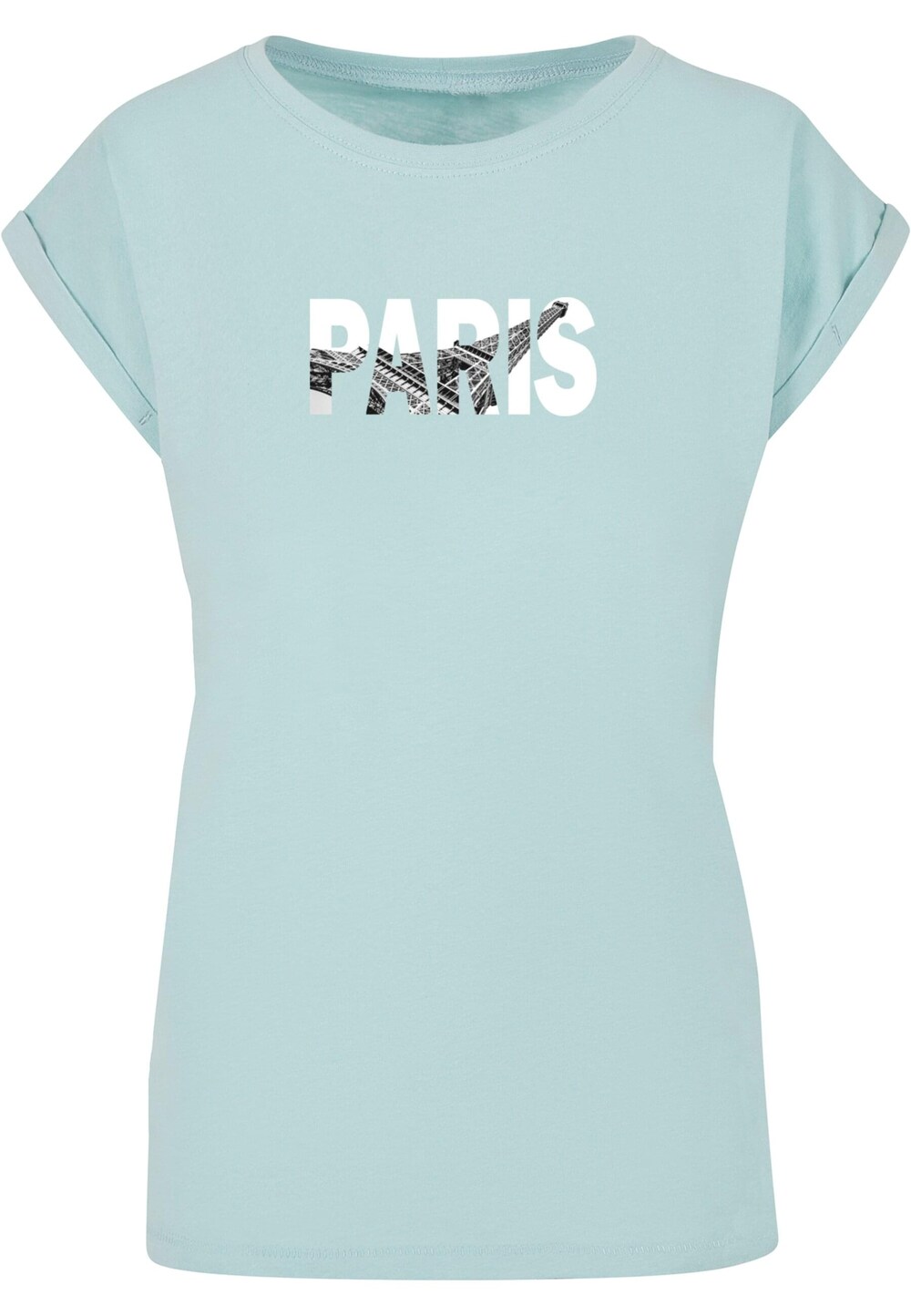 Рубашка Merchcode Paris Eiffel Tower, светло-синий