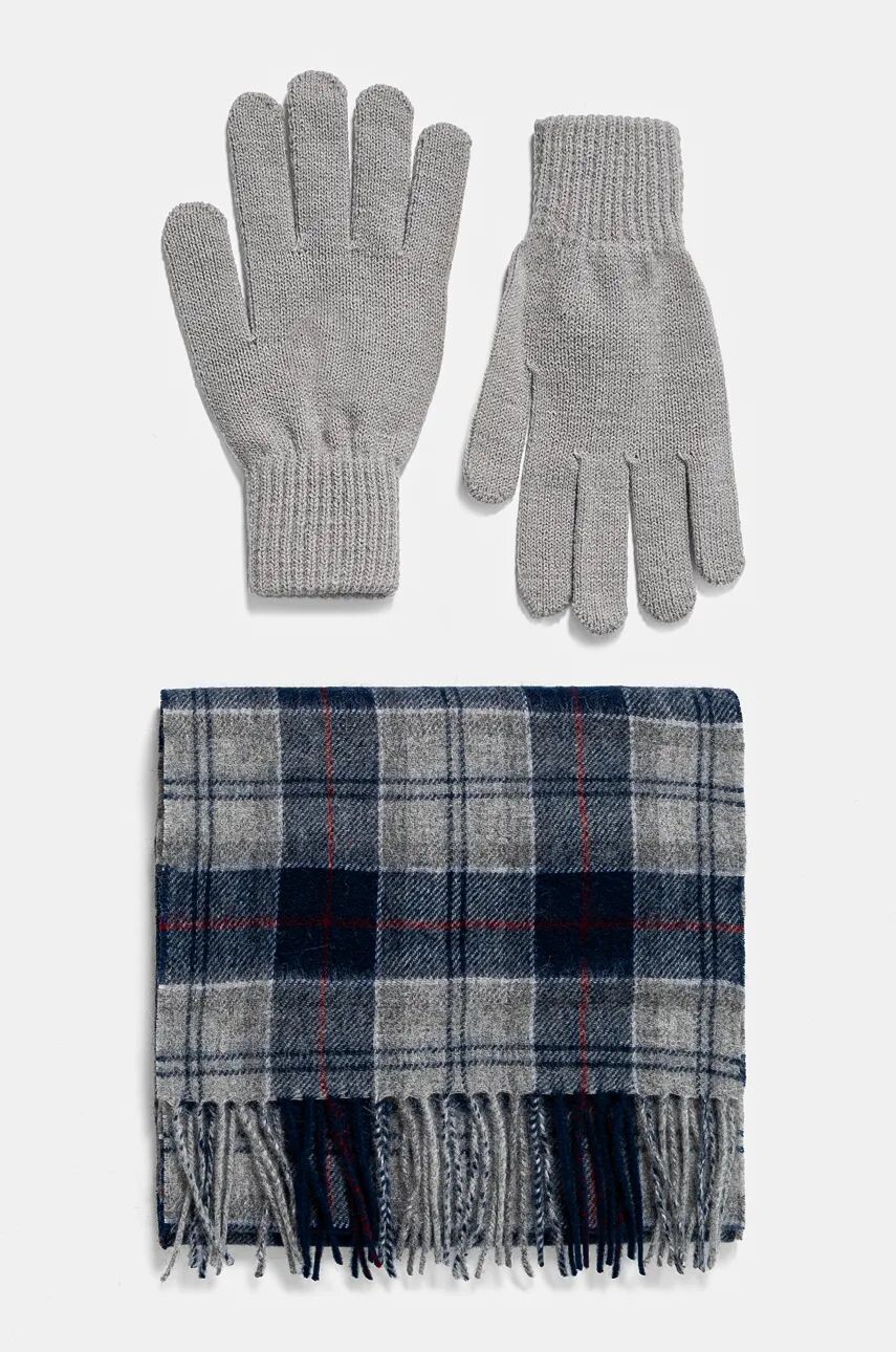 

Шарф и перчатки Barbour, мультиколор