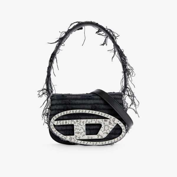 

Джинсовая сумка через плечо 1dr Diesel, черный