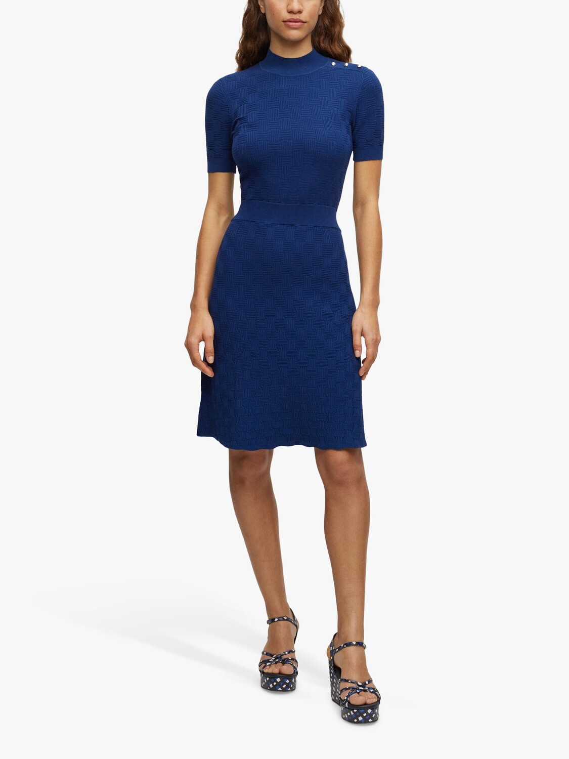 

Платье HUGO BOSS Foldiana, темно-синий
