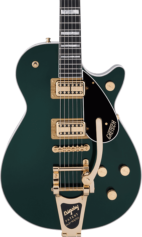 

Электрогитара Gretsch G6228TG Players Edition Jet BT with Bigsby Gold Hardware Cadillac Green Electric Guitar