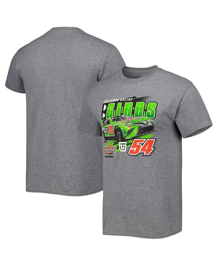 

Мужская футболка Heather Grey Ty Gibbs Pit Road Joe Gibbs Racing Team Collection, серый