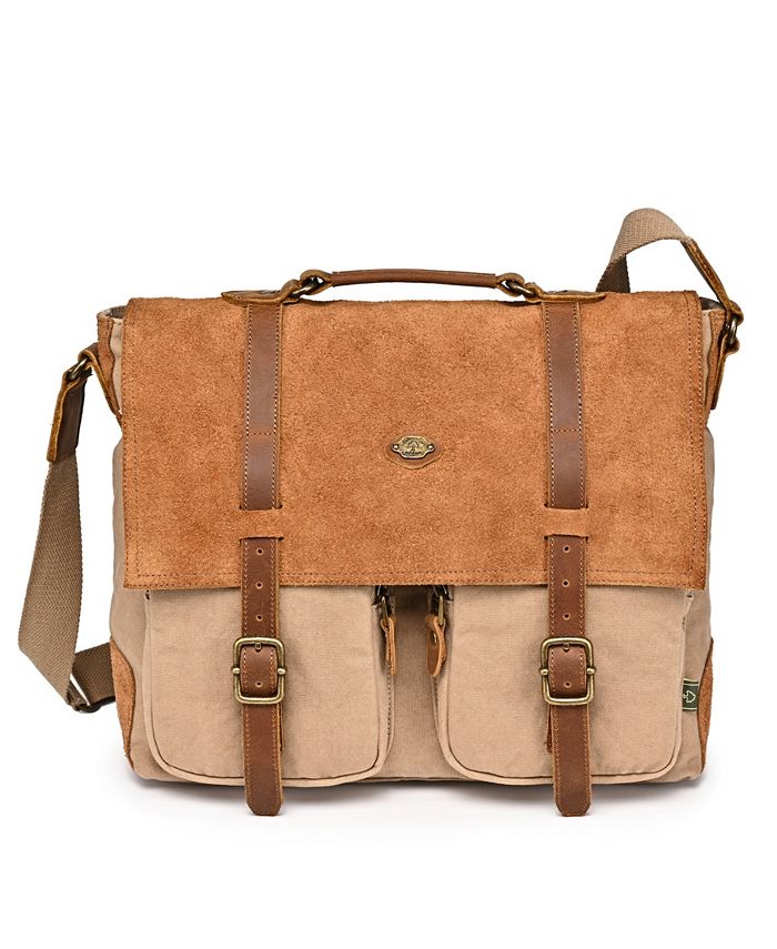 Холщовая сумка-мессенджер Valley Oak TSD BRAND, тан/бежевый холщовая сумка через плечо valley oak tsd brand