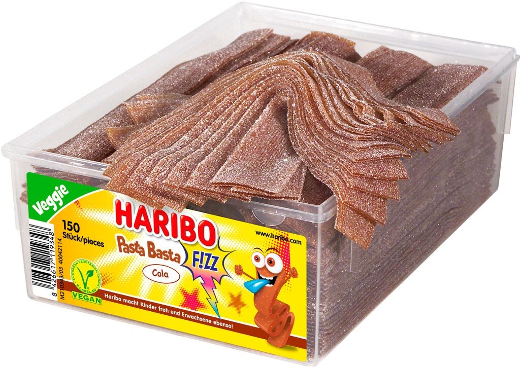 

Паста Haribo Basta Cola Sour Veggie с кисловатым вкусом 1125г