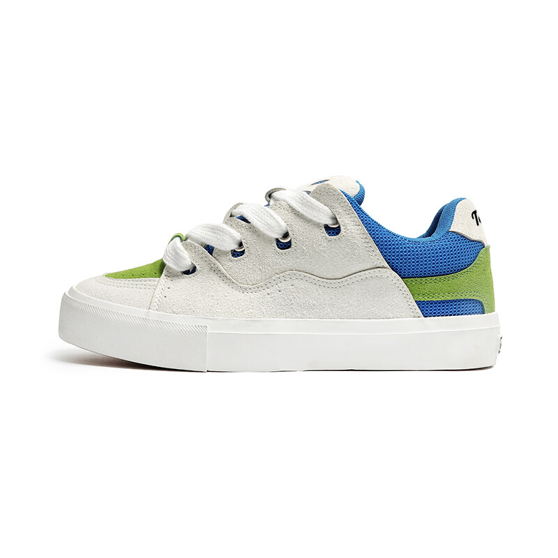 

Кроссовки TEDDY ISLAND Skateboarding Shoes Unisex, белый/синий/зеленый