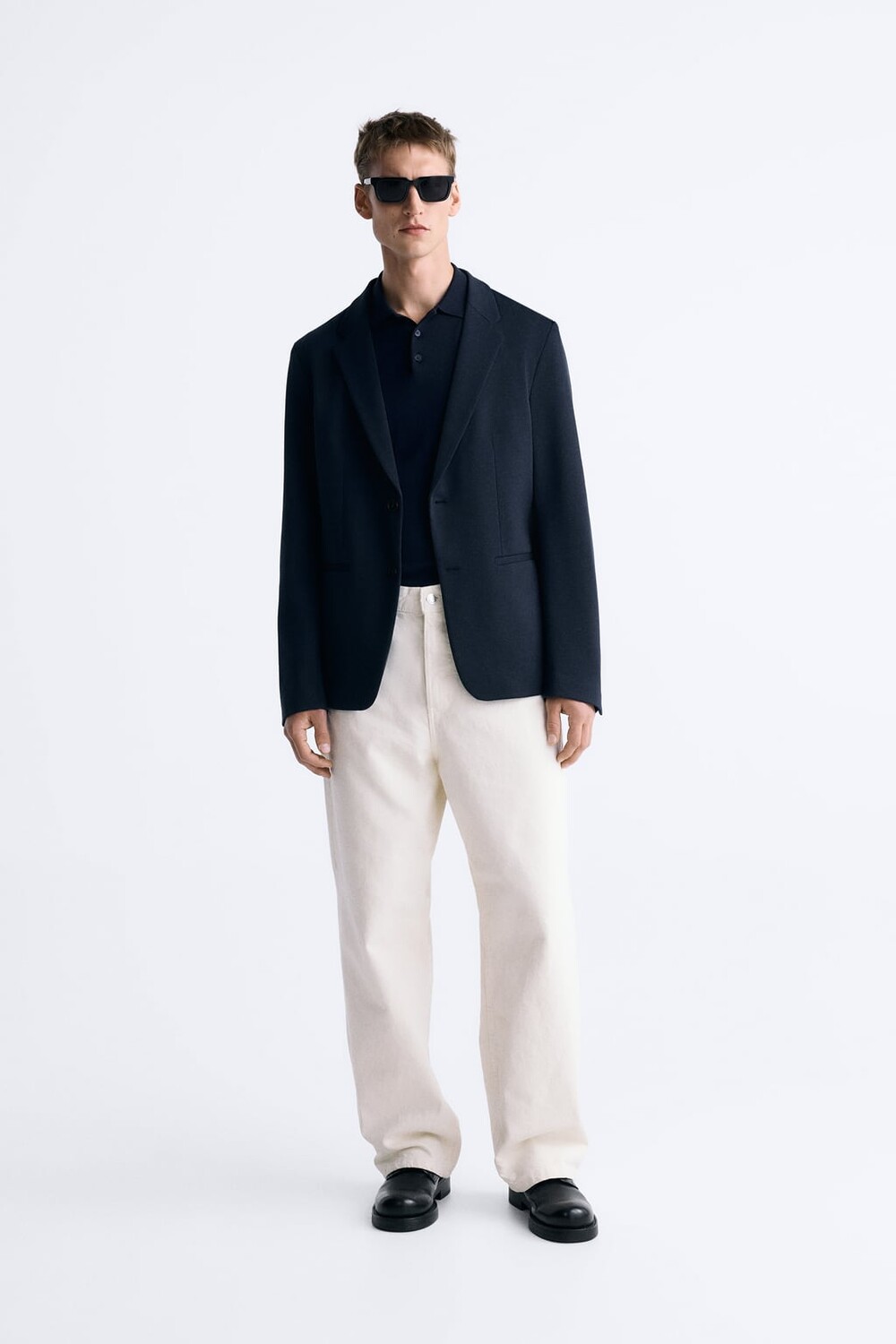 

Комфортный блейзер ZARA, синий