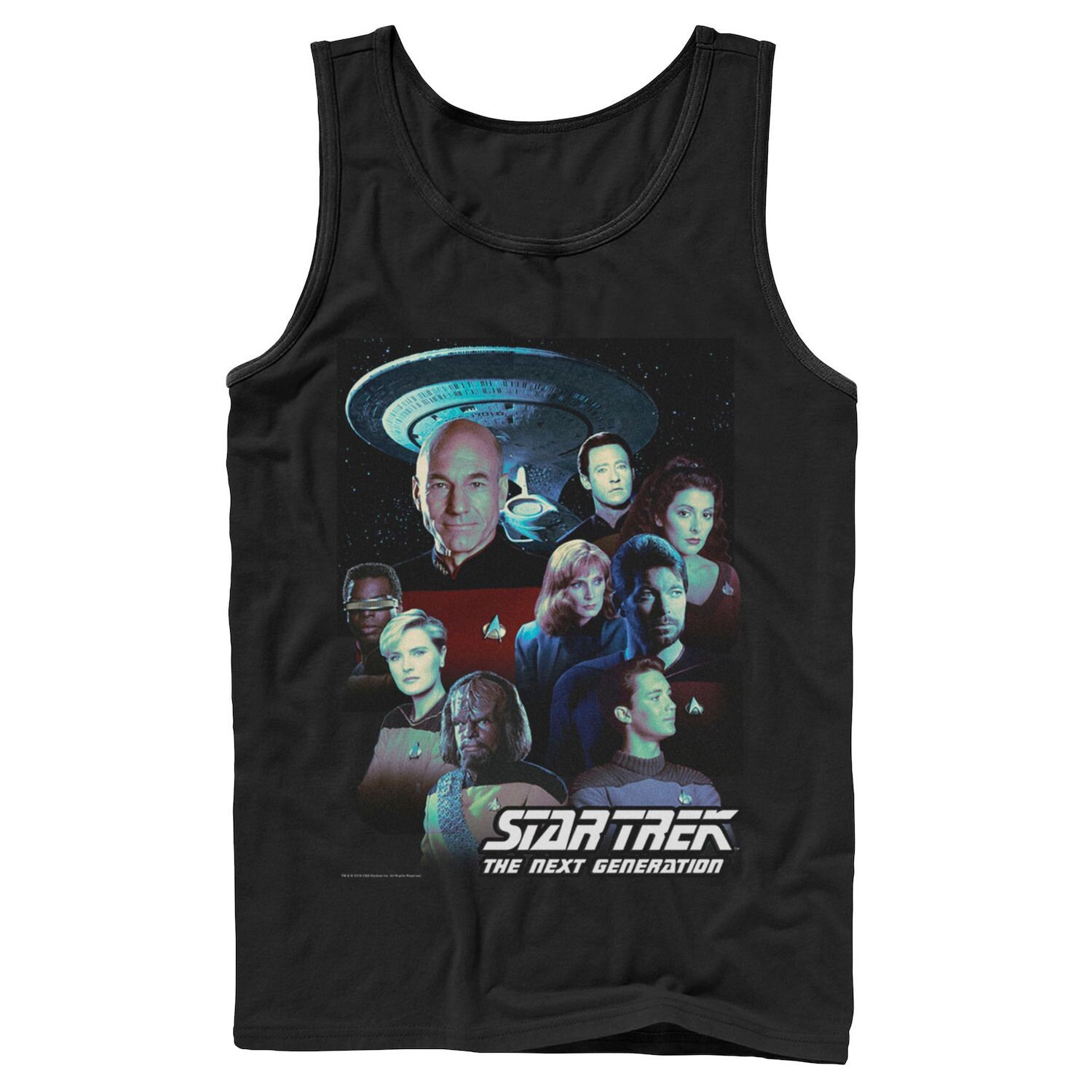 

Мужская майка Star Trek Next Generation Crew Portraits Licensed Character