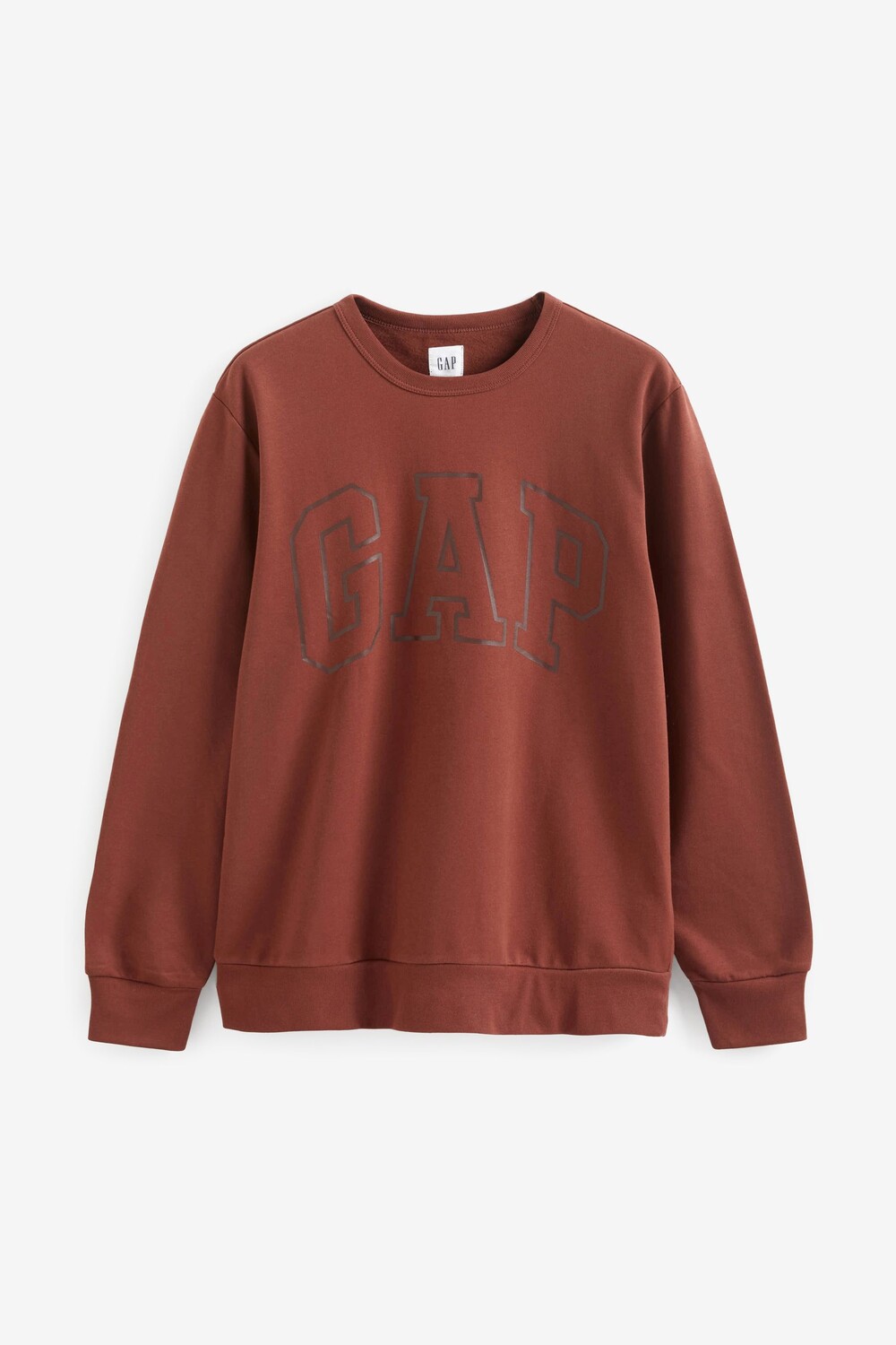 

Толстовка с круглым вырезом и логотипом Gap, коричневый