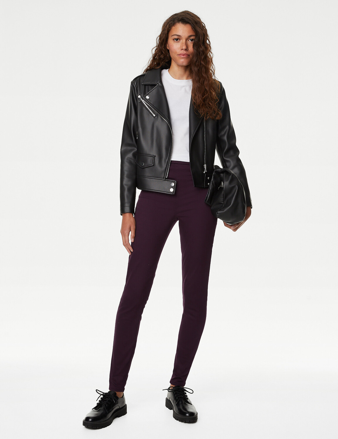 

Джеггинсы с высокой талией Marks & Spencer