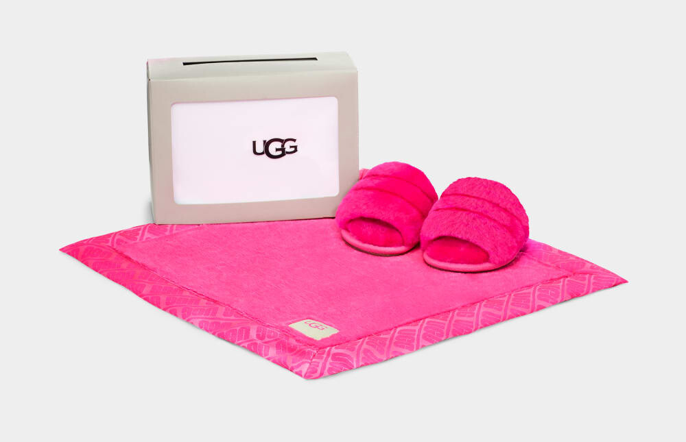 

Домашние тапочки Fluff Yeah Slide And Lovey UGG, розовый