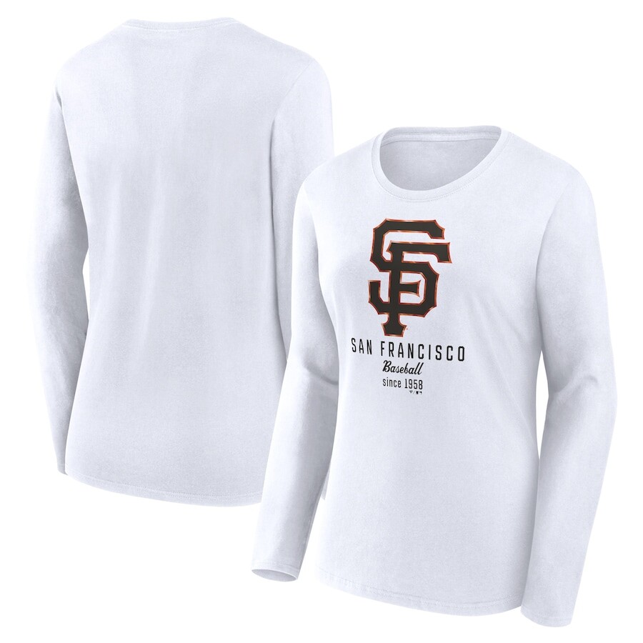 

Футболка с длинным рукавом Fanatics Branded San Francisco Giants, белый