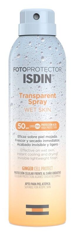 

Isdin Fotoprotector Transparent Spray SPF50 спрей для загара, 250 ml