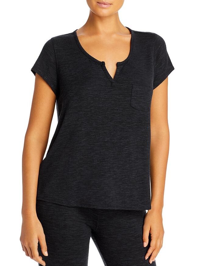 

Пижамная футболка Henley Yummie, Черный