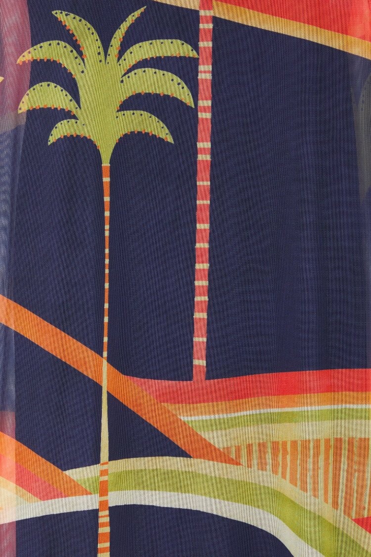 

Платье макси PALM DRESS Never Fully Dressed, синий