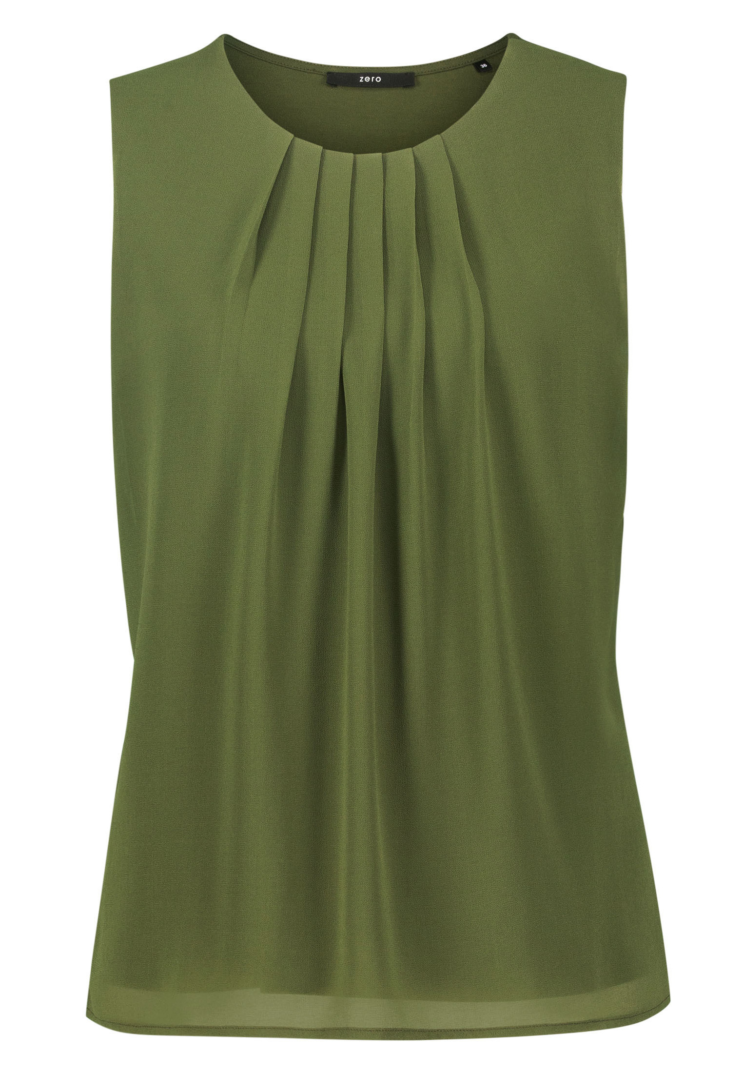 Блуза Zero mit Falten, цвет Cypress цена и фото