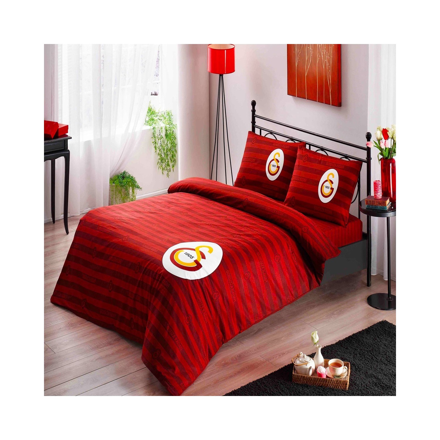 Tac Galatasaray Элегантный лицензионный Комплект постельного белья