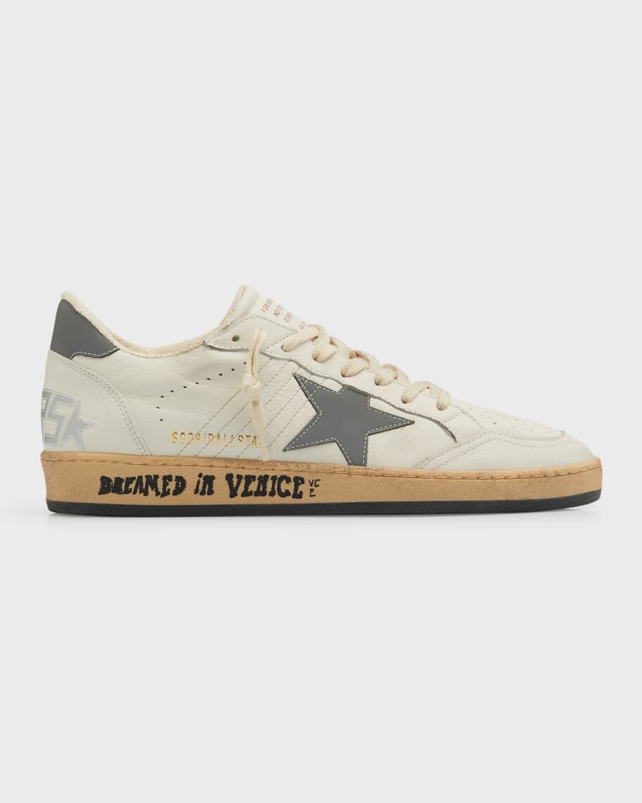 

Мужские кожаные низкие кеды Ball Star Golden Goose