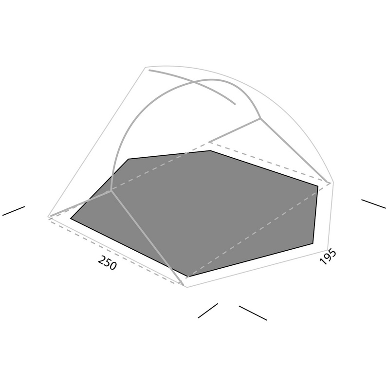 цена Основание палатки Lyra III Extreme Exped, серый
