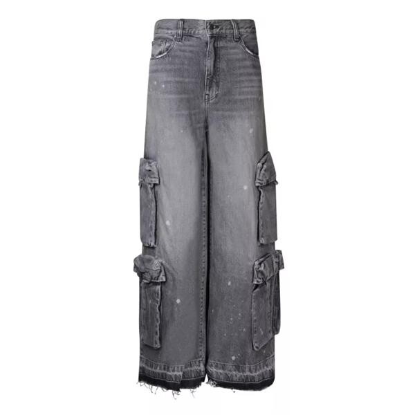 

Джинсы grey cotton jeans Amiri, серый