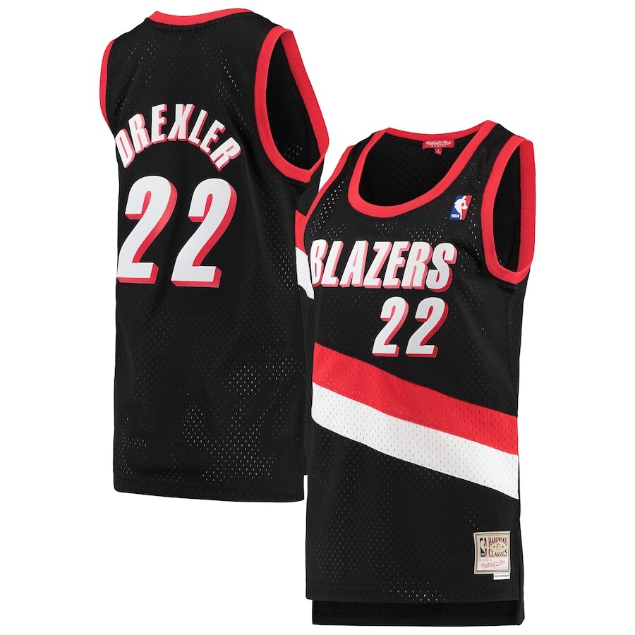 

Джерси Mitchell & Ness Portland Trail Blazers, черный