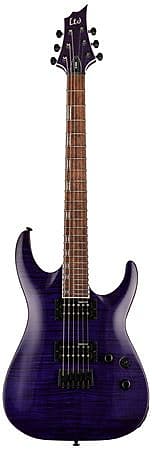 электрогитара esp ltd eclipse ec 256fm electric guitar flame maple top see thru purple burst 2023 Электрогитара ESP LTD H-200FM Flame Maple Electric Guitar See Thru Purple