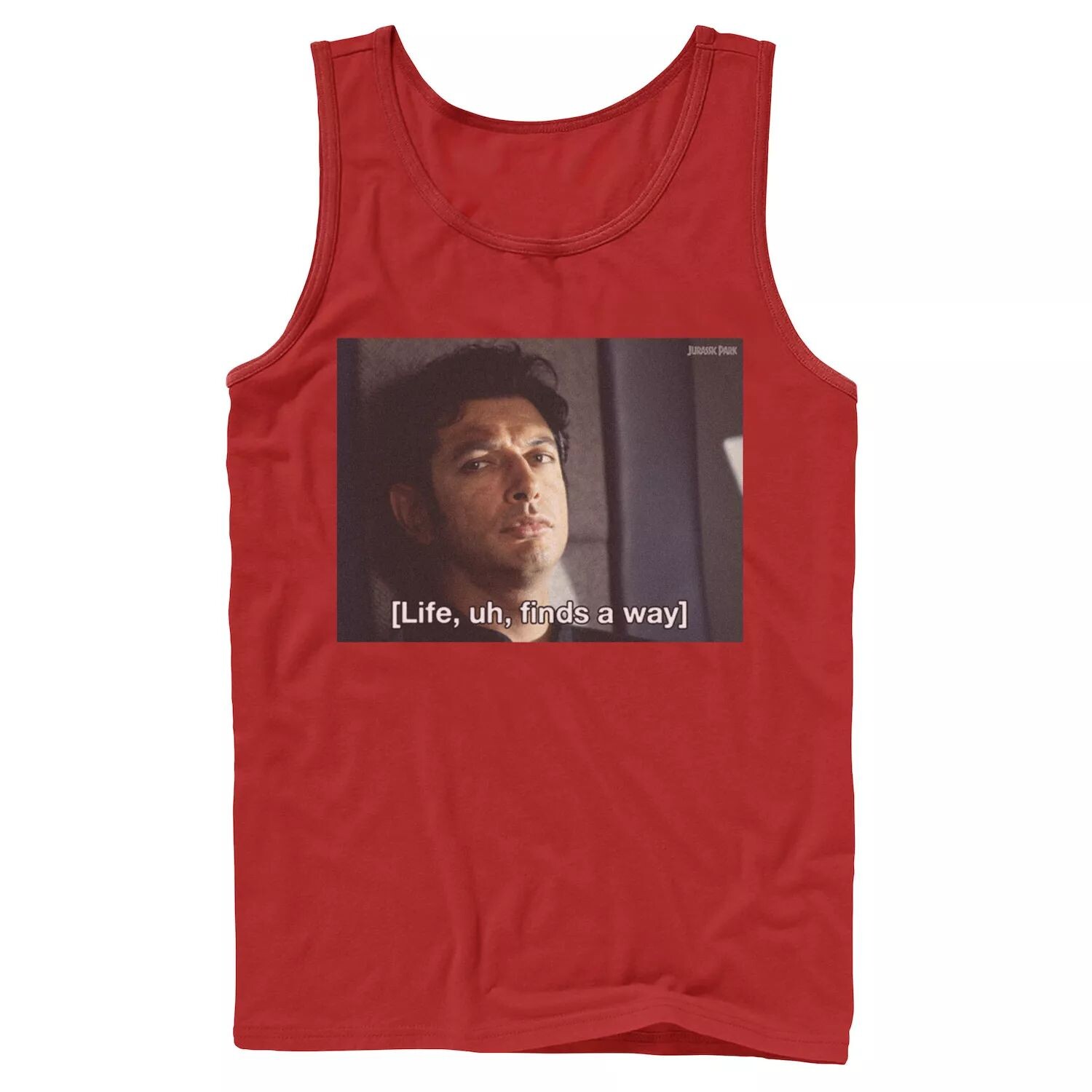 

Мужская майка Jurassic Park Life Finds A Way Goldblum Jeff Stare Licensed Character