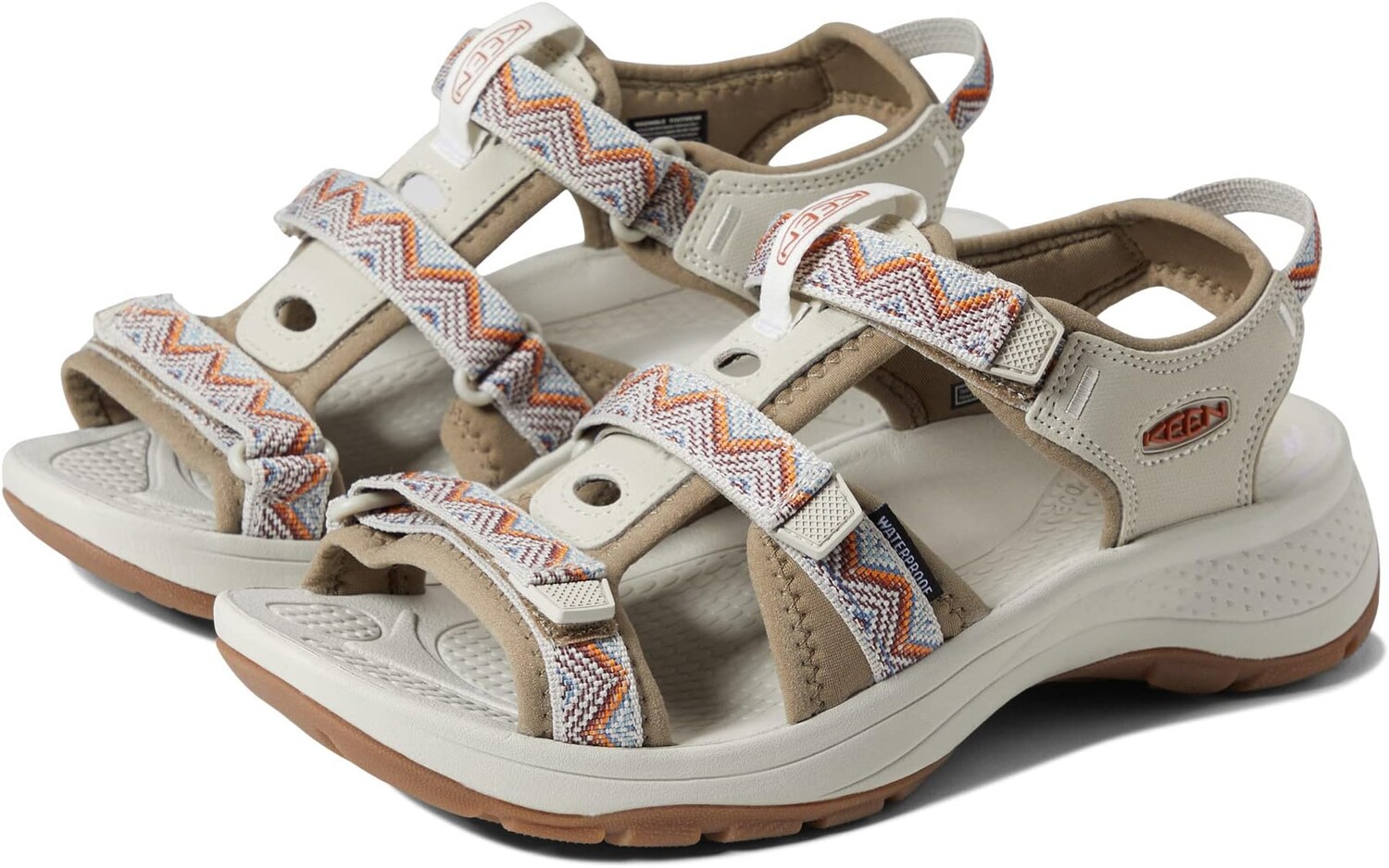 

Сандалии Astoria West Open Toe KEEN, цвет Chevron/Timberwolf