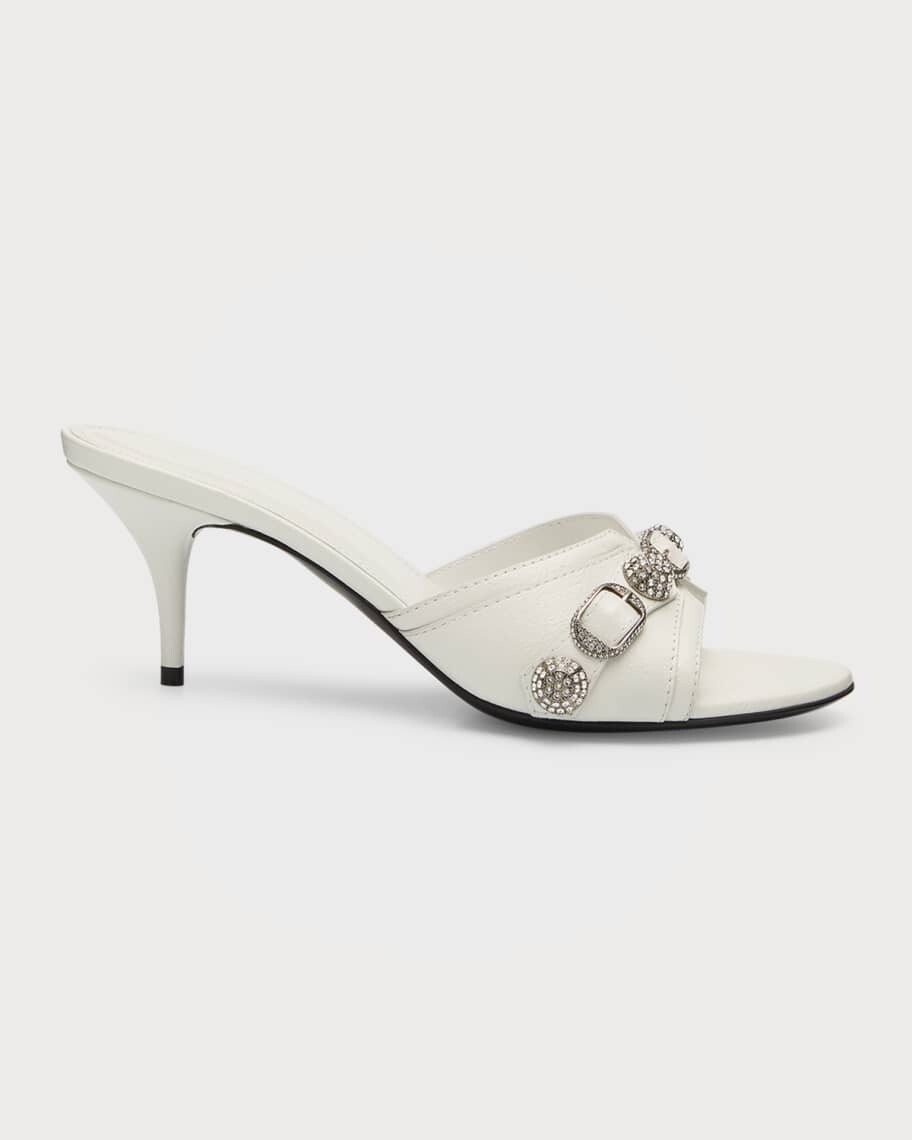 

Сандалии-шлепанцы с пряжкой Cagole из кожи ягненка Balenciaga