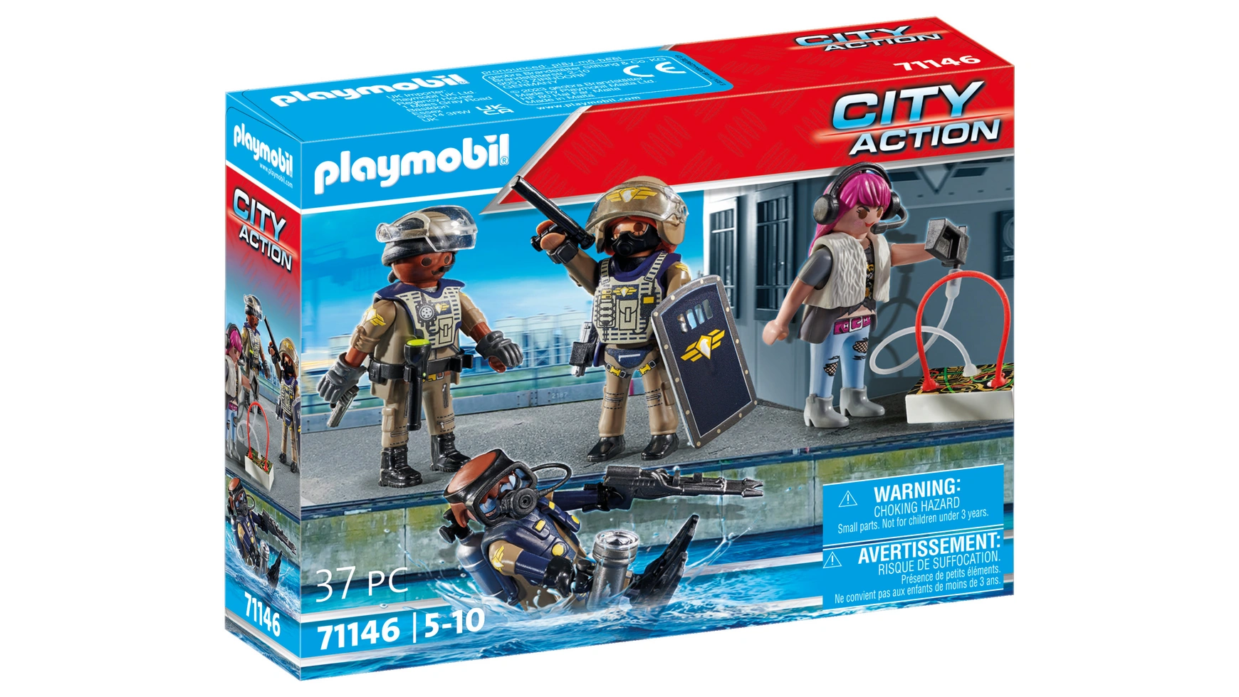 цена City action набор фигурок swat Playmobil
