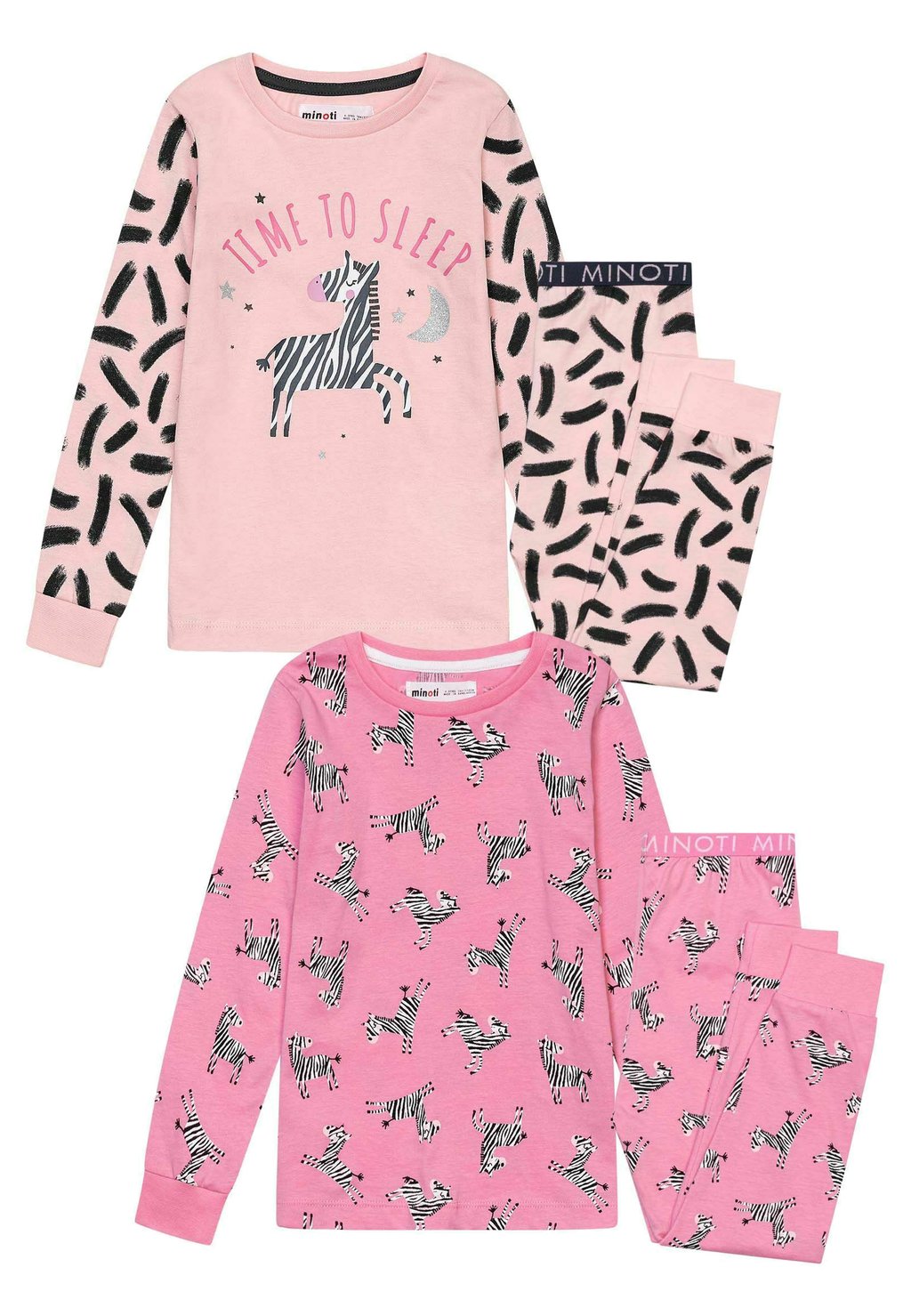 Комплект одежды для сна SET TWO PACK MINOTI, цвет pink