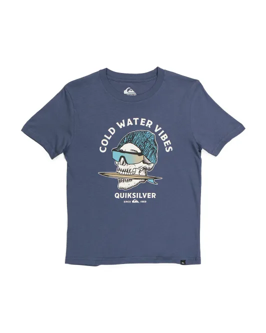 

Футболка Big Boy Vibes Quiksilver, синий