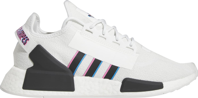 

Кроссовки NMD_R1 V2 'White Pulse Blue Magenta', белый