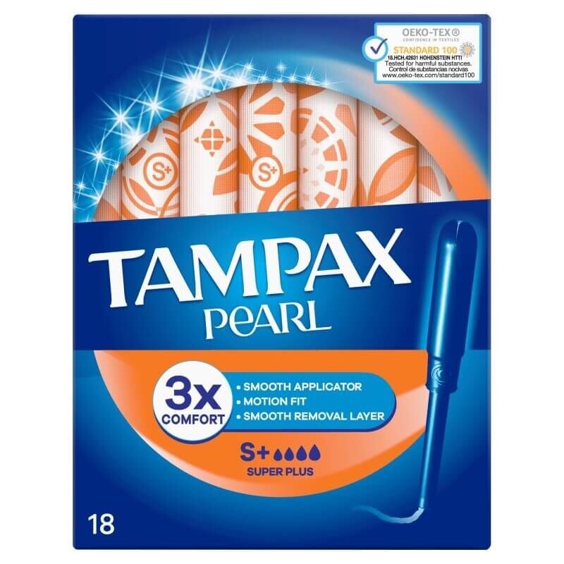 

Tampax Pearl Super Plus гигиенические тампоны, 18 шт.