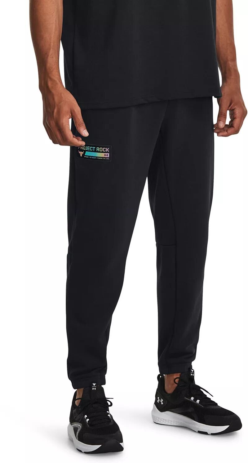 

Мужские махровые брюки Under Armour Project Rock Heavyweight, черный