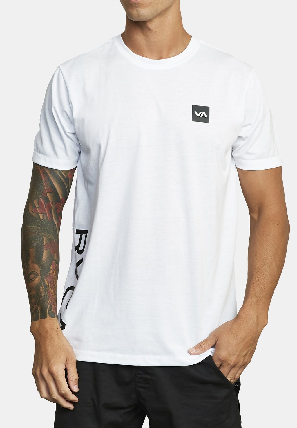 

Футболка с принтом RVCA, белый