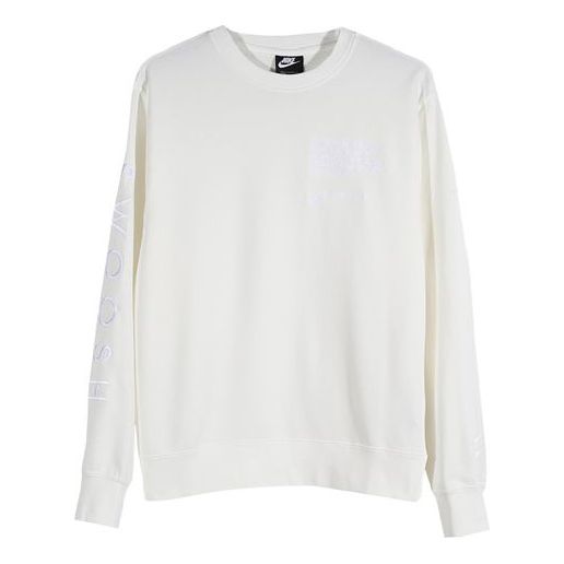 

Толстовка Nike AS Men's Nike Sportswear SWOOSH Crew FT Sail, белый