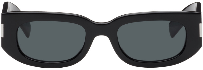 

Черные солнцезащитные очки SL 697 Saint Laurent, цвет Black/Black/Black