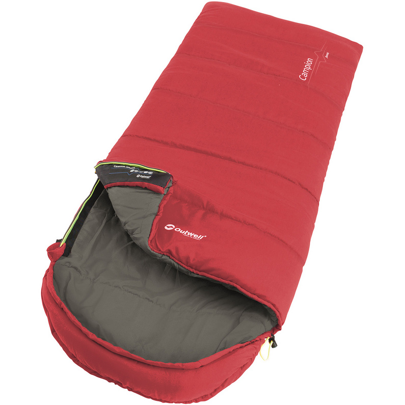 Детский спальный мешок Кэмпион Outwell, красный теплый детский спальный мешок конверт зимняя детская спальный мешок мешок для ног вязаный спальный мешок для коляски вязаное шерстяное