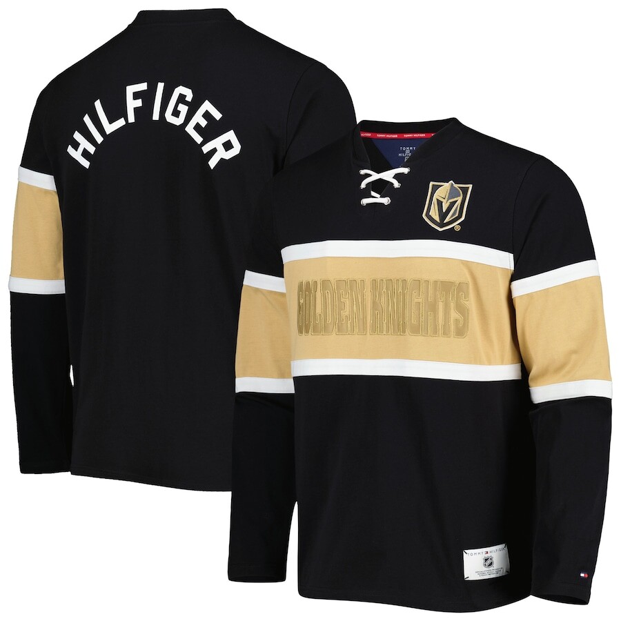 

Футболка с длинным рукавом Tommy Hilfiger Vegas Golden Knights, черный