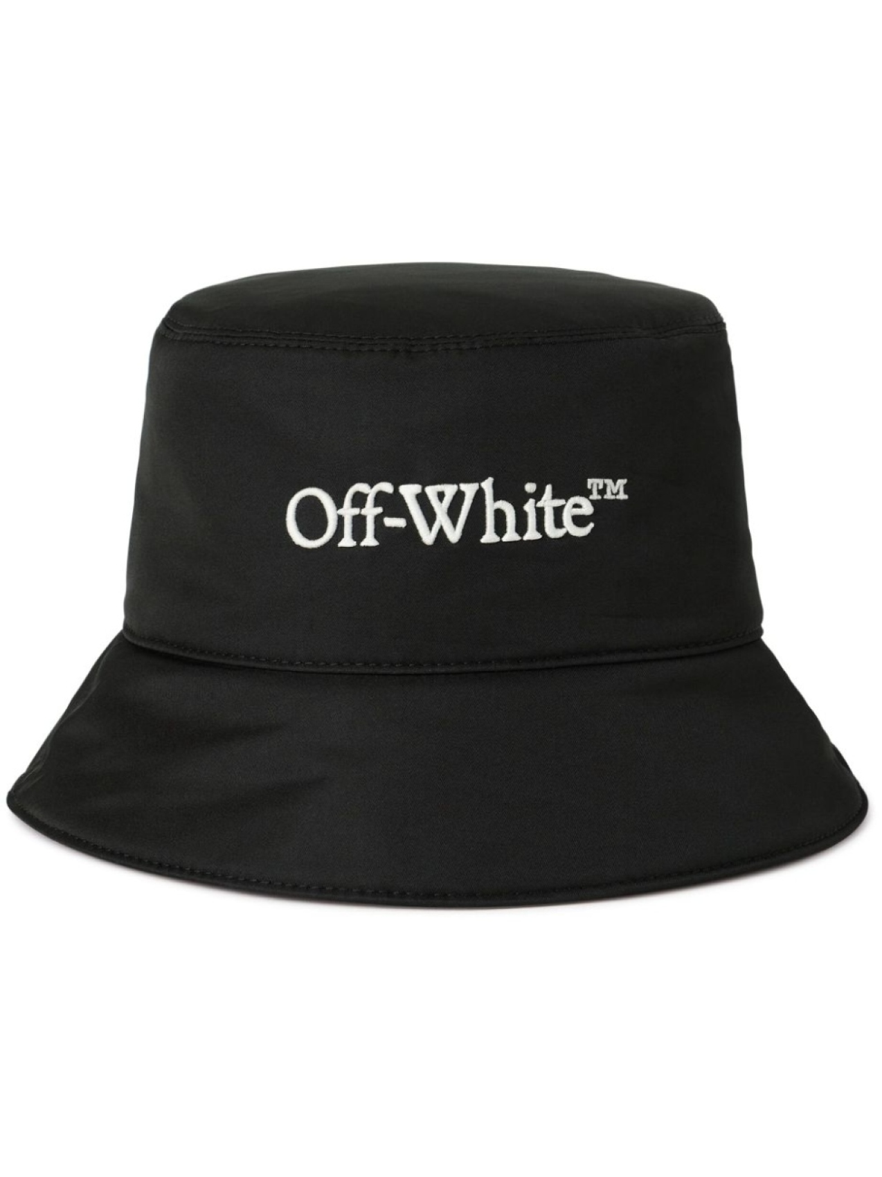 

Off-White панама Bookish с вышитым логотипом, черный