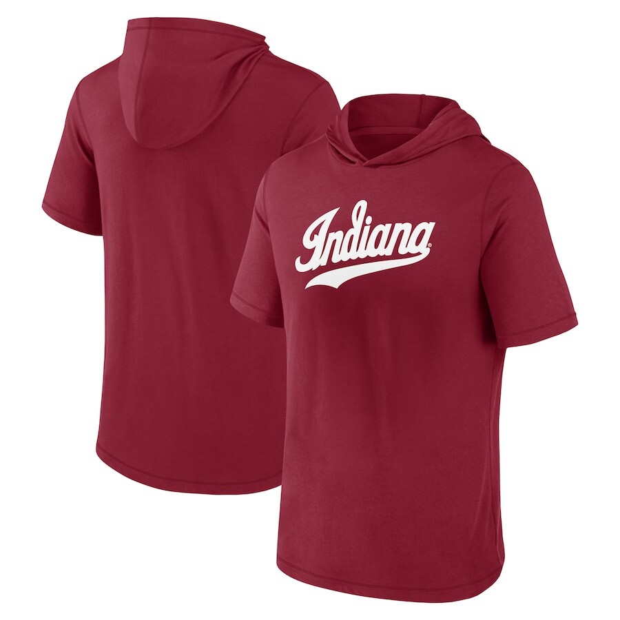 

Футболка с коротким рукавом Fanatics Branded Indiana Hoosiers, малиновый