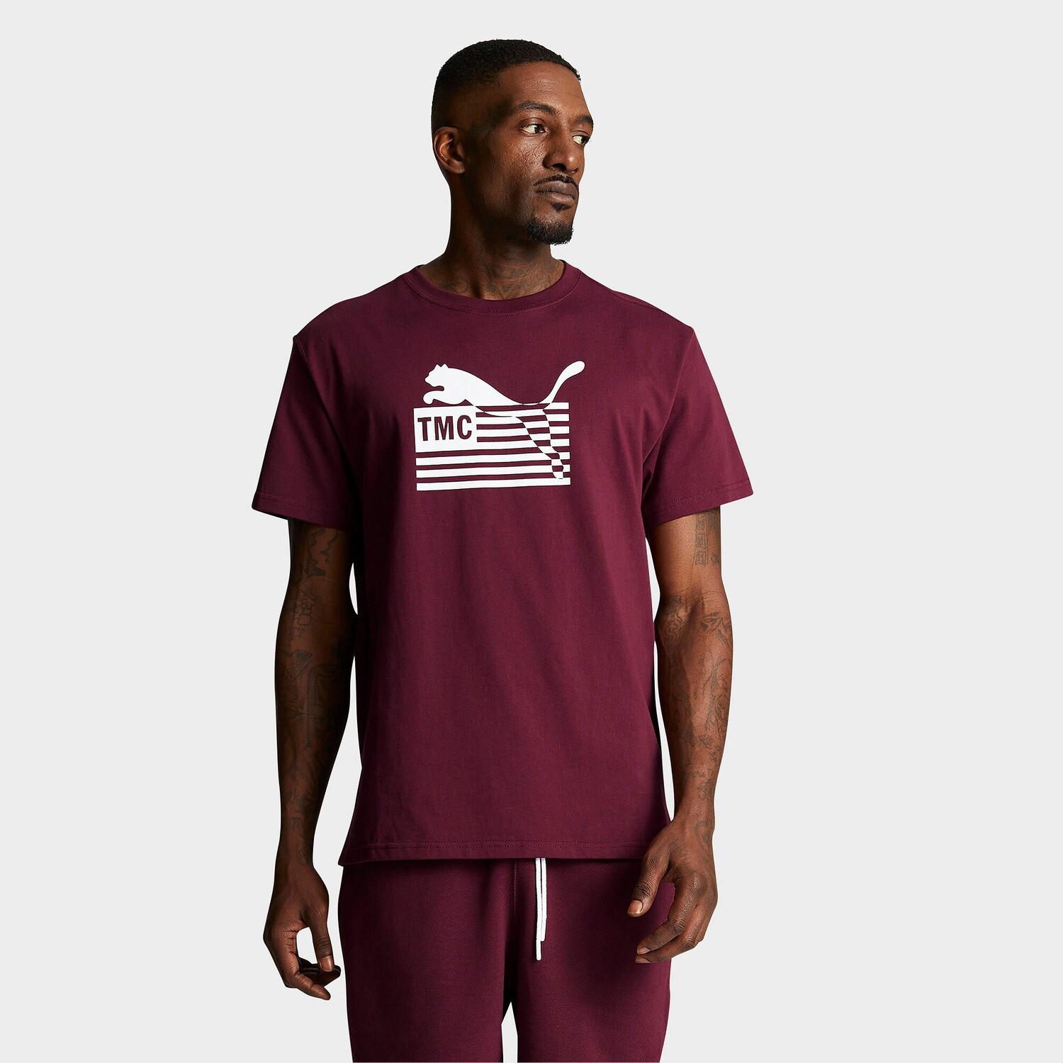 

Мужская футболка с рисунком Puma x TMC Everyday Hussle, красный