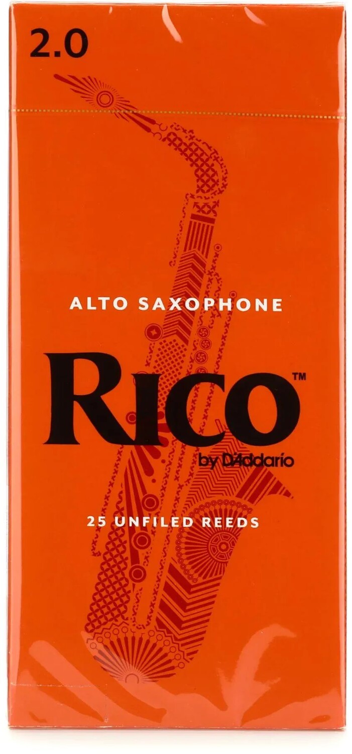 

D'Addario RIA2520 — трости для саксофона альт Rico — 2,0 (25 шт.)