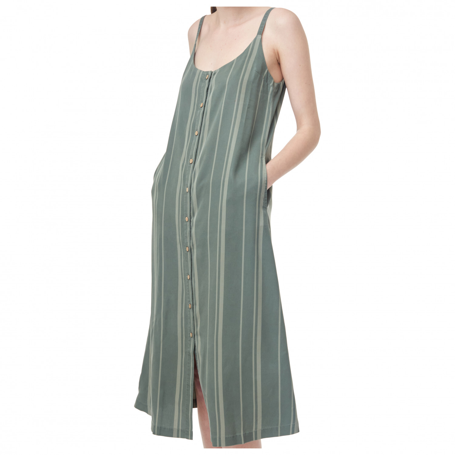 

Платье Tentree Women's Sundance Maxi Dress, цвет Agave Green Breeze Stripe