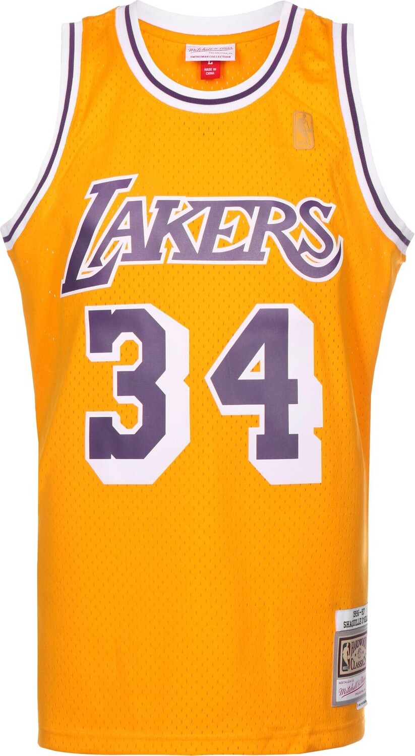 

Футболка Mitchell & Ness, желтое золото