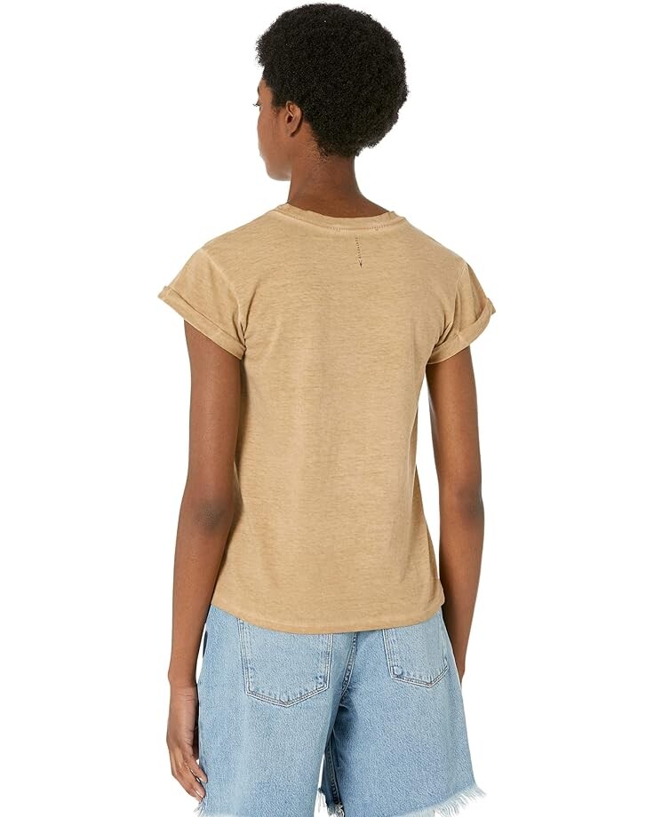 

Футболка AllSaints Anna Tee, цвет Capri Brown