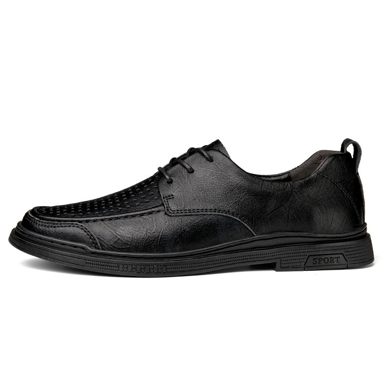 

Туфли мужские Men"s Casual Men Low-Top Mulinsen, цвет White leather style [Shoe size: Sports shoes 41 = This style 40 size]