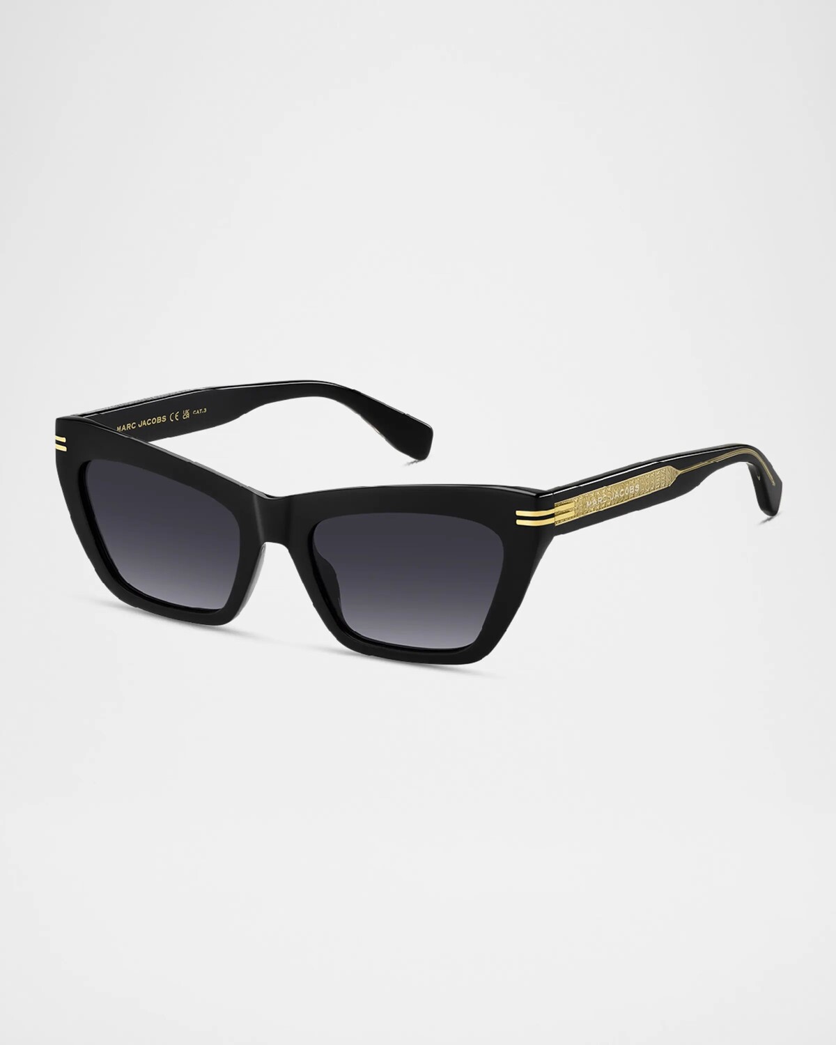 

MJ 1112/S Солнцезащитные очки «кошачий глаз» из ацетата Marc Jacobs, цвет Black Crystal